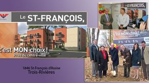 Le St-François, Trois-Rivières - Nouveau projet residentiel