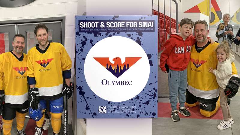 « Shoot & Score for Sinai » - Tournoi inaugural de hockey sur glace de la Fondation de l'hôpital Mont-Sinaï